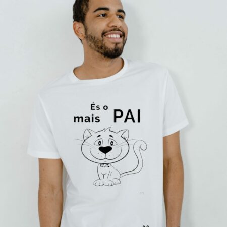 T-shirt Pai Mais Gato