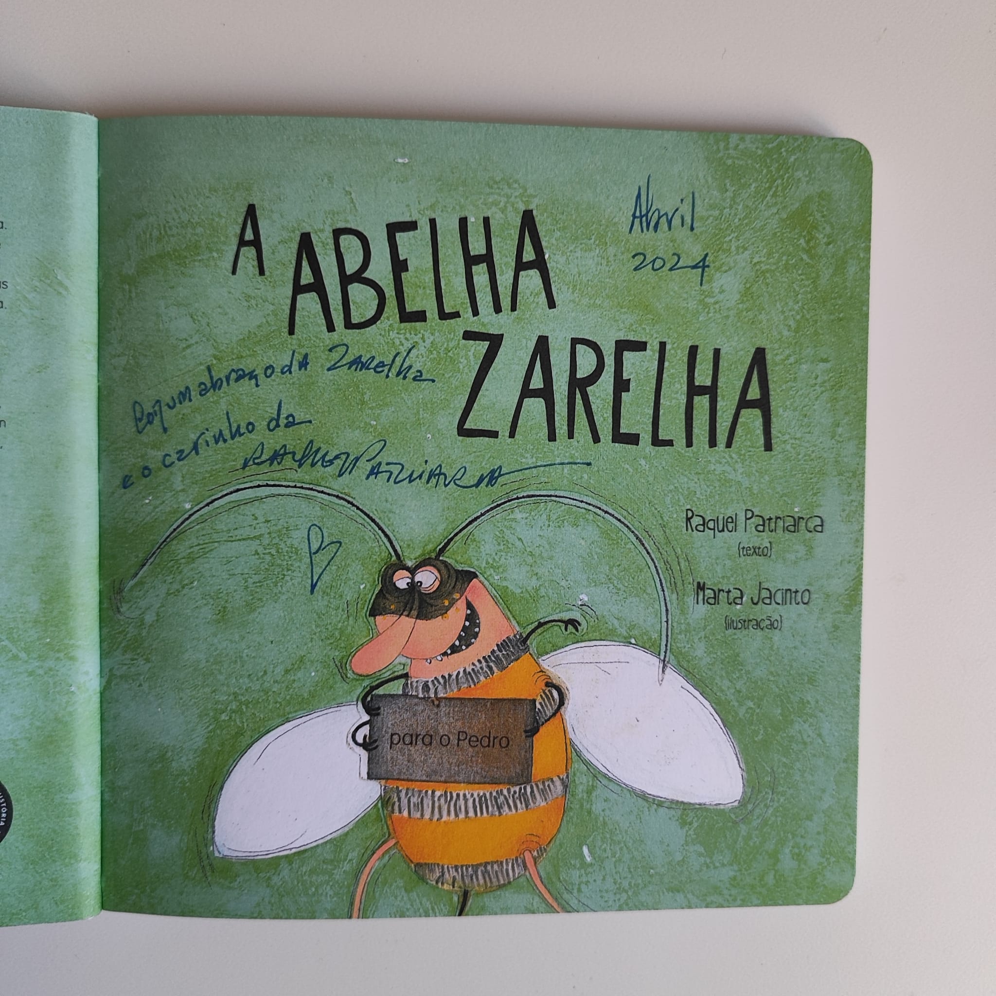 A Abelha Zarelha, de Raquel Patriarca