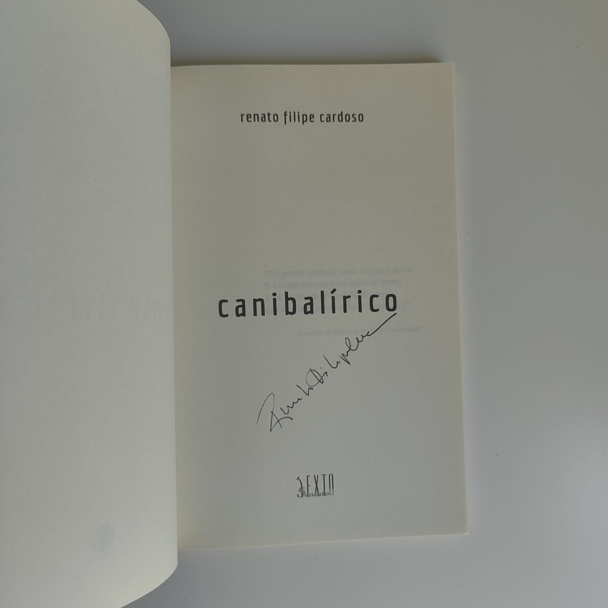 Canibalírico, de Renato Filipe Cardoso