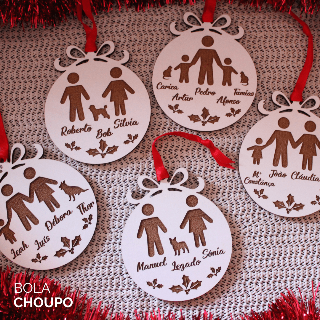 Bolas de Natal Personalizadas