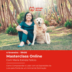 Masterclass: Como Compreender e Lidar com as Expressões do Luto pela Perda de um Animal de Estimação